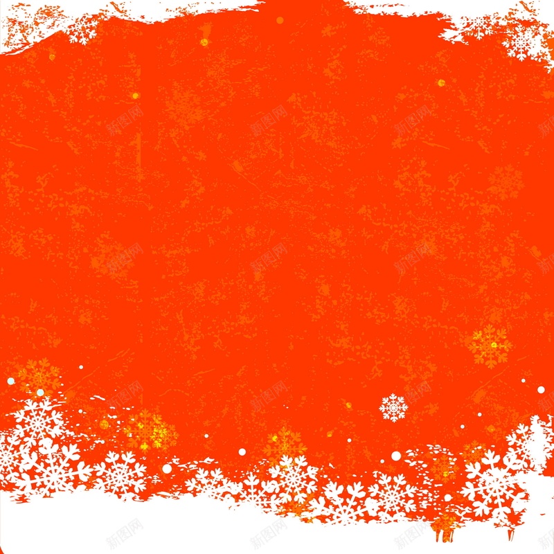 雪花矢量图ai设计背景_88icon https://88icon.com 下雪 冬天 旧纹理 橙色 纹理 质感 雪花 飘雪 矢量图