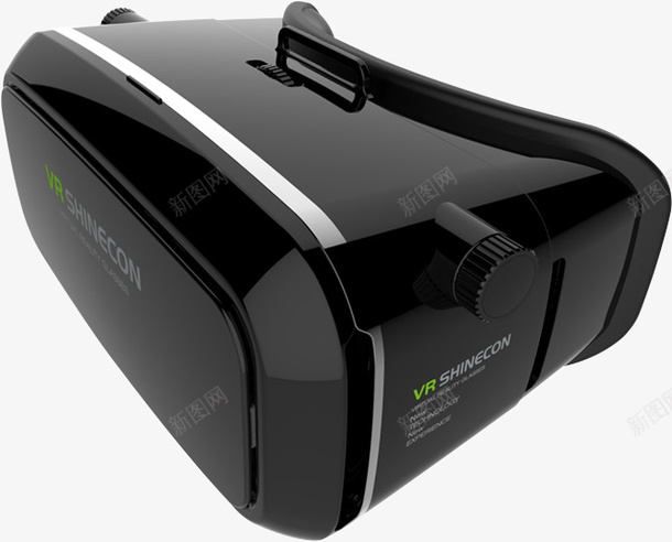 实物黑色烤漆vr盒子png免抠素材_88icon https://88icon.com VR世界 VR设备 vr头盔 vr游戏 vr盒子 vr眼镜 可穿戴设备 头戴式 虚拟现实 黑色