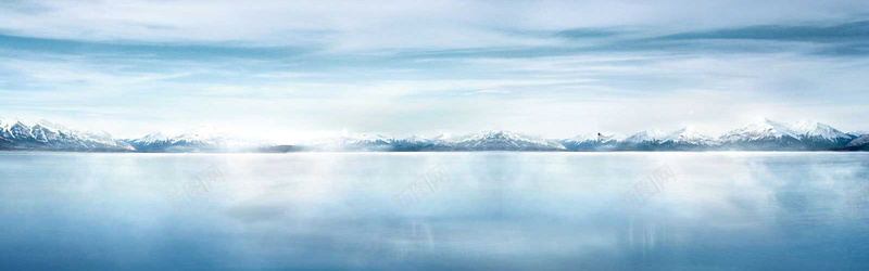 蓝色冰山背景摄影图片