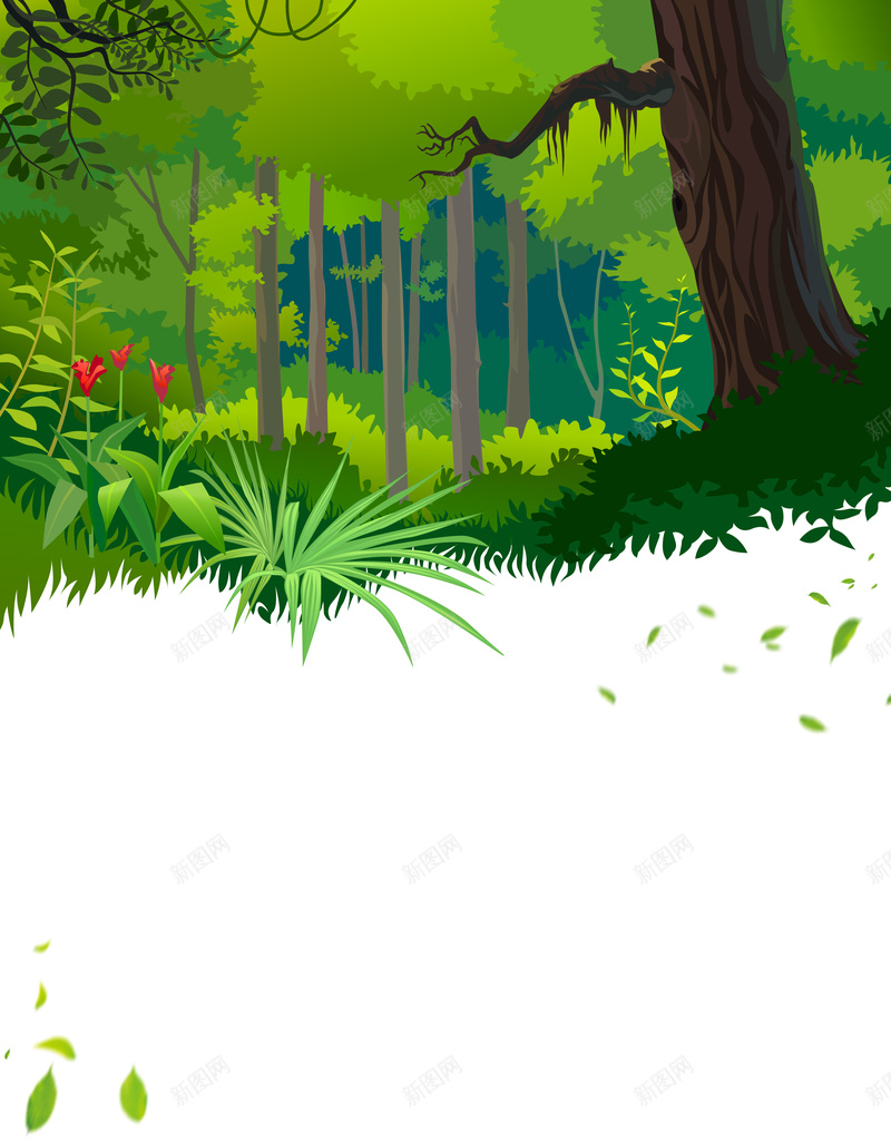 绿色森林海报背景psd设计背景_88icon https://88icon.com 丛林探险 卡通海报 户外娱乐 探险海报 森林海报 海报背景 绿色森林 自然环境