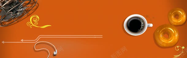 创意时尚物品摆设背景图背景