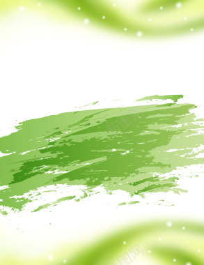 绿色水彩涂鸦动感矢量背景背景
