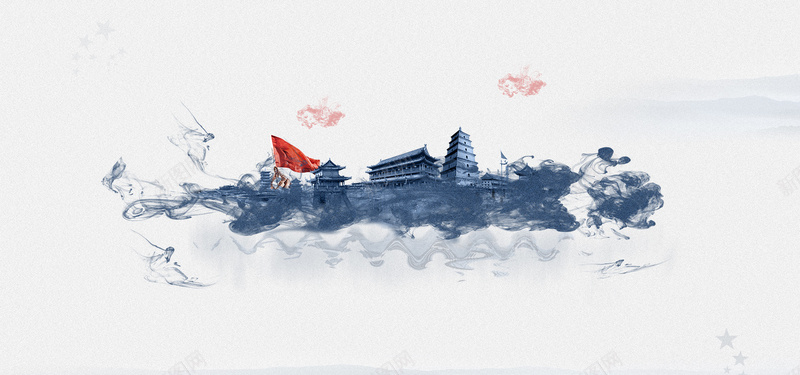 中国风传统古典画背景