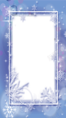 圣诞背景雪花星光装饰H5psd背景