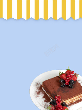 甜品店美食蛋糕海报背景背景
