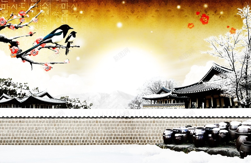 冬季雪花美景广告背景psd设计背景_88icon https://88icon.com PSD 冬天 冬季雪花美景 平面 广告 房屋 梅花 模板 海报 素材 背景 雪花 韩国冬季唯美风景 风景 鸟