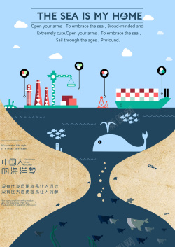 我们的海洋保护宣传海报海报