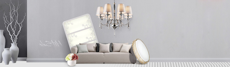 简易日式家具上新温馨灰色bannerpsd设计背景_88icon https://88icon.com 几何 家装海报 家装节 广告 房屋装修 温馨家居 素材 背景 装修建材 装修节 设计