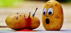 搞笑背景视频创意土豆高清图片