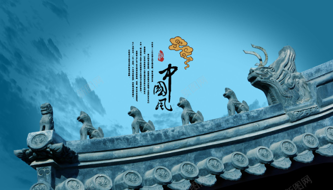 古建筑背景背景