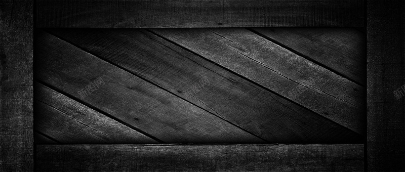 黑色木质相框jpg设计背景_88icon https://88icon.com 木质 海报banner 相框 纹理 质感 黑色