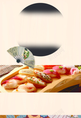 日本料理摄影寿司背景背景