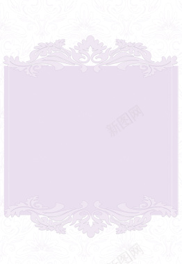 紫色优雅边纹美容化妆海报背景矢量图背景