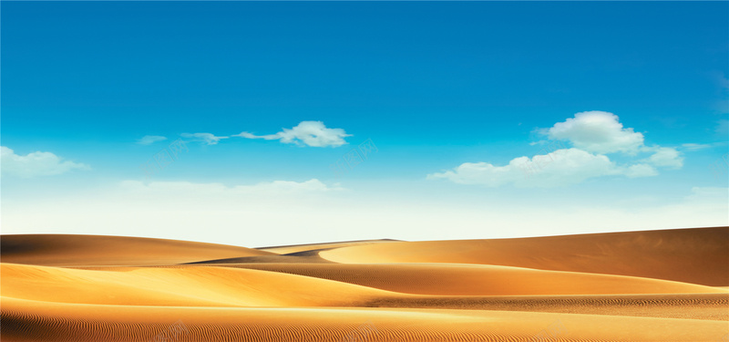 蓝天白云沙漠淘宝海报背景背景