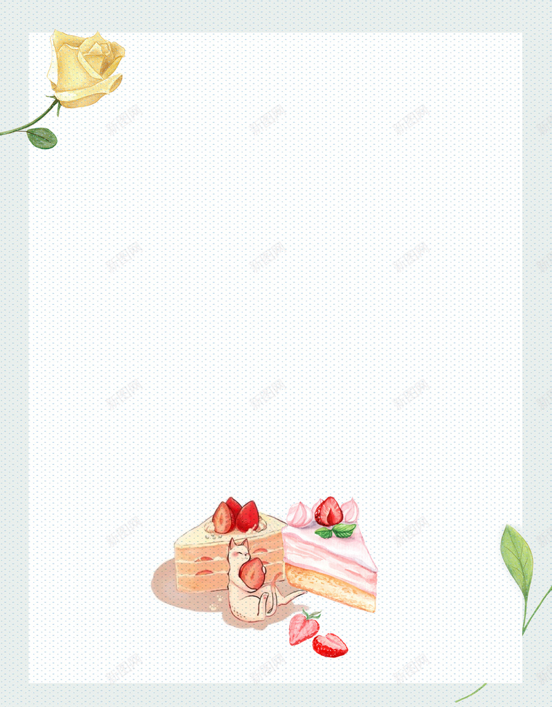 手绘美食甜品海报背景模板psd设计背景_88icon https://88icon.com 手绘 海报背景 爱上美食 甜品 甜品海报 糕点 美食 美食模板 蛋糕