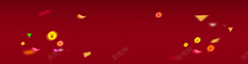 淘宝天猫双11红色背景背景