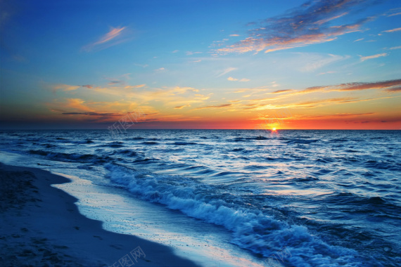 海滩大海浪花风景摄影平面广告摄影图片