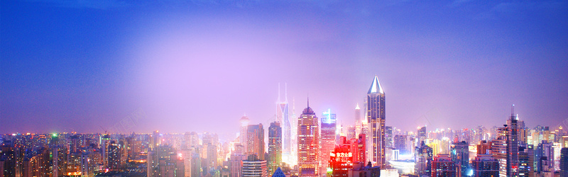 城市夜景背景摄影图片