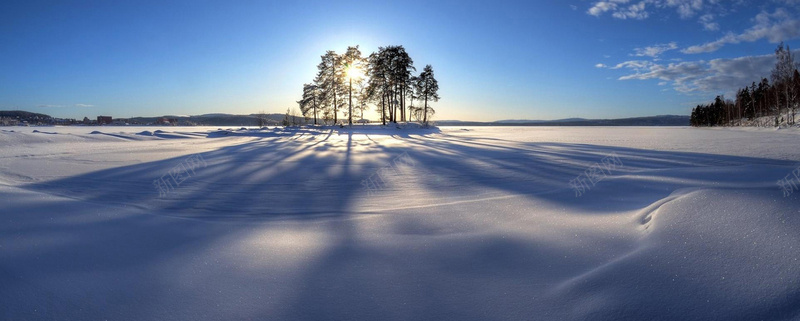 雪地背景摄影图片