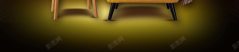 黑色创意大气家具海报背景psd设计背景_88icon https://88icon.com 创意 创意家具 单张 台灯 喷绘 家具 家具宣传单 家具海报 家居 时尚 沙发 黑色