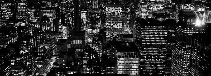 黑白城市背景摄影图片