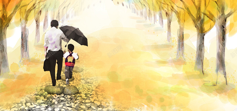 父亲节感恩父爱温馨bannerjpg设计背景_88icon https://88icon.com 感恩 清新 温馨 父亲节 父子 父爱如山 爸爸辛苦了 老爸插画 谢谢老爸