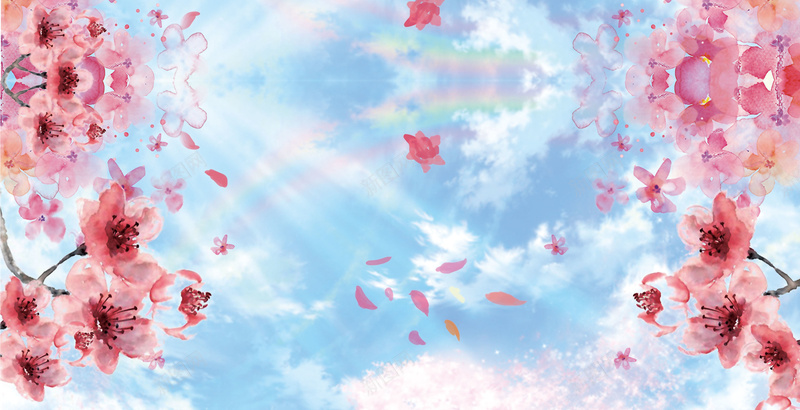 春姿绽放商品促销海报背景jpg设计背景_88icon https://88icon.com Spring 万象更新 插画背景 春天 春姿绽放 春姿绽放商品促销海报PSD 春季 春风十里