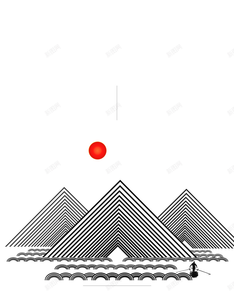 几何线条山背景psd设计背景_88icon https://88icon.com 几何 山体 海报 纹理 线条 背景 质感