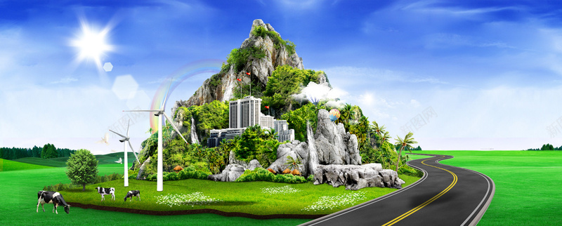 电商淘宝母婴奶粉牛奶公路草原奶牛背景bannerpsd设计背景_88icon https://88icon.com banner 奶牛 奶粉 小清新 文艺 母婴 海报banner 淘宝 牛奶 电商 简约 背景 草原