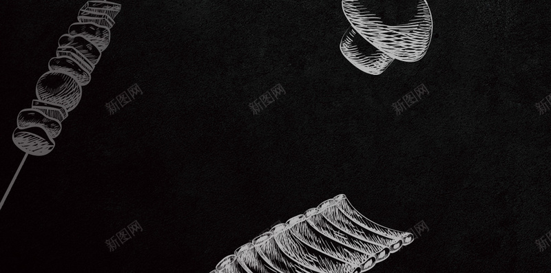 黑色质感激情烧烤PSD分层H5背景psd设计背景_88icon https://88icon.com H5 PSD分层 手绘 激情 烤肉 烤肠 烧烤 背景素材 蘑菇 质感 黑色