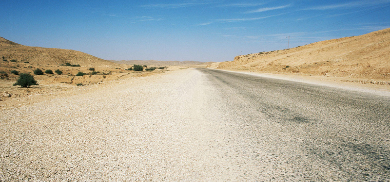 沙漠旁的公路背景