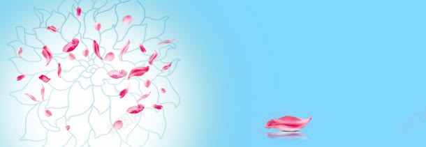 手绘牡丹花jpg设计背景_88icon https://88icon.com 大图 绽放笑容 花瓣 蓝色大图背景