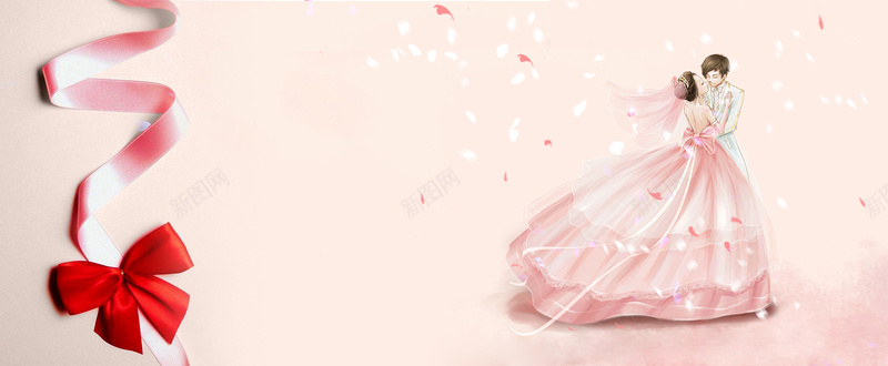 七夕情人节粉色淘宝天猫背景bannerpsd设计背景_88icon https://88icon.com 丝带 唯美 婚纱 婚纱照 情侣 浪漫 粉色背景 结婚 花瓣 蝴蝶结