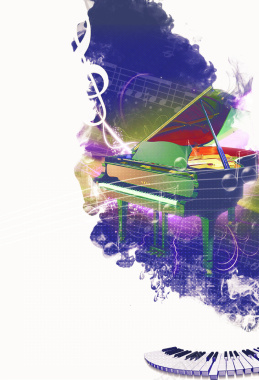 钢琴音乐会宣传海报背景背景