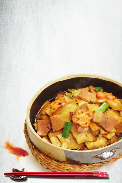 千叶豆腐炒肉千叶豆腐海报背景高清图片