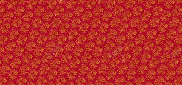 红色欧式花纹背景背景