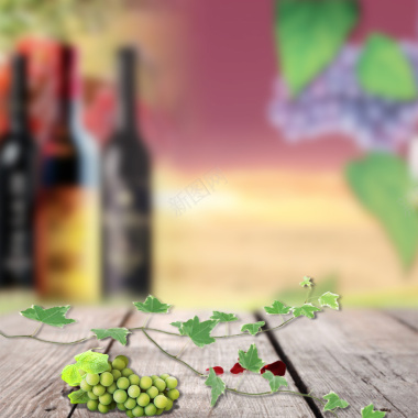 葡萄酒主图背景背景