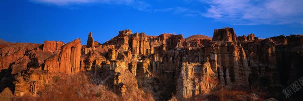 高山悬崖海报背景背景