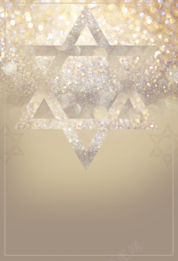 女王节钻石五角星海报背景背景