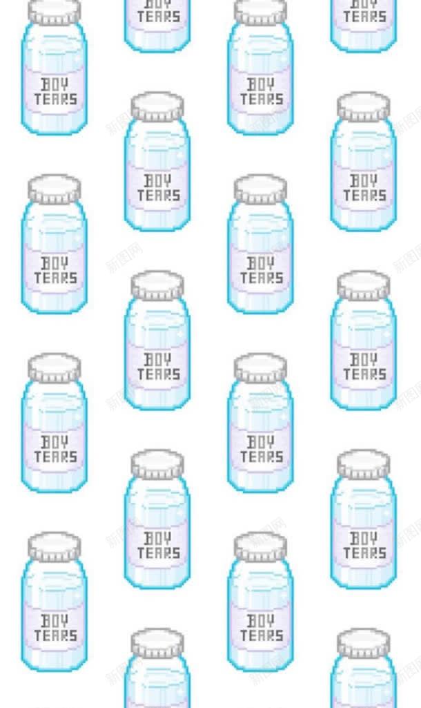 手绘卡通蓝粉色奶瓶jpg设计背景_88icon https://88icon.com 卡通 奶瓶 粉色