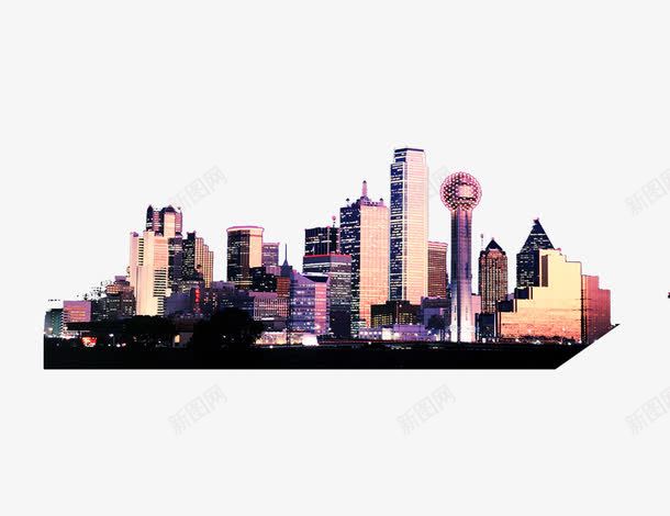 都市夜景psd免抠素材_88icon https://88icon.com 閮藉競澶滄櫙