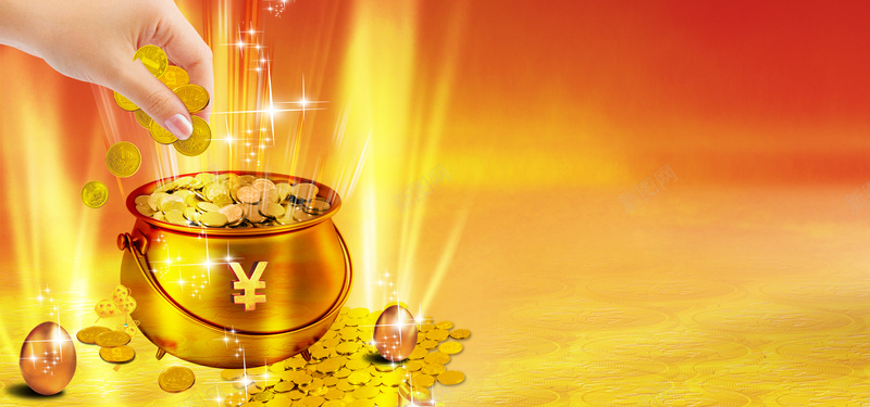 火爆抓金币投资Bannerpsd设计背景_88icon https://88icon.com 手 抓钱 海报banner 激情 火爆抓金币 狂欢 聚宝盆 金蛋
