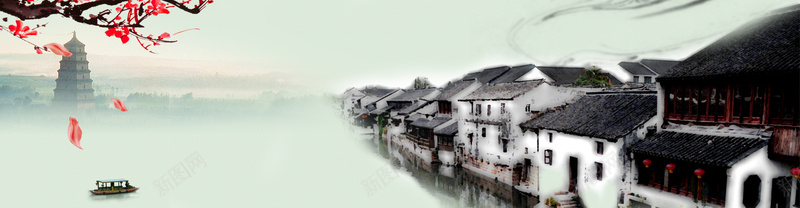 水墨江南psd山水画jpg设计背景_88icon https://88icon.com 中国风 乌镇古镇 其他 字画春 山水画 梅花 水墨 水墨字 江南 江南印象 海报banner