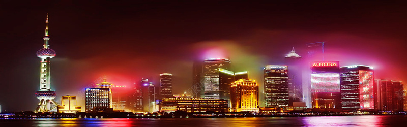 上海霓虹外滩夜景jpg_88icon https://88icon.com 上海 城市 外滩 夜景 摄影 海报banner 霓虹 风景