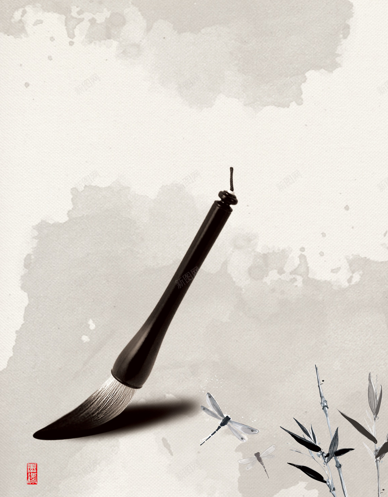 水墨书法培训海报背景psd设计背景_88icon https://88icon.com 书法 书法作品展 书法培训班 书法大赛 书法讲座 书画作品展 少儿书法 艺术培训