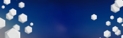 企业文化展架蓝色科技互联网大数据banner背景高清图片