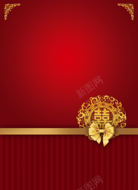 中式婚礼指示牌展板背景背景