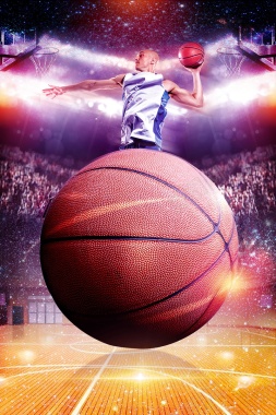 大灌篮篮球运动比赛背景模板背景