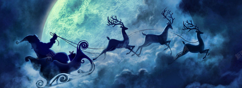 圣诞背景图jpg设计背景_88icon https://88icon.com 圣诞 平安夜 海报banner 激情 狂欢 老人 麋鹿