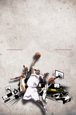 篮球运动海报背景背景